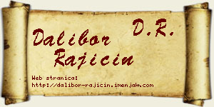 Dalibor Rajičin vizit kartica